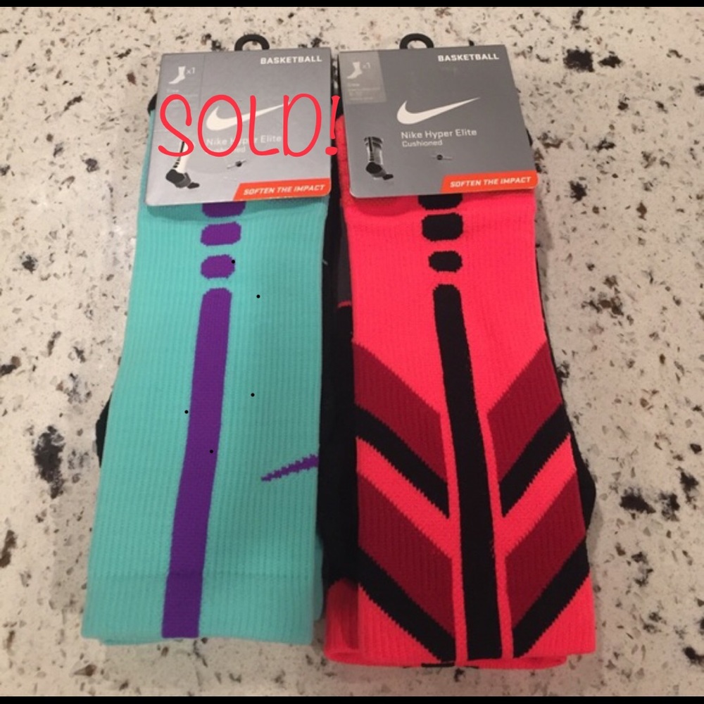 Bundled 2 pairs of Nike Hyper Elite.